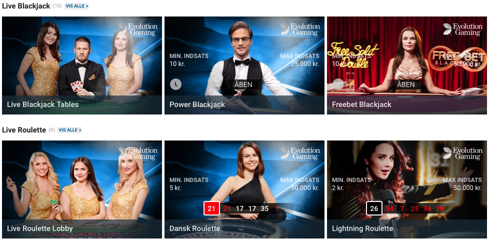 NordicBet live casino